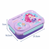 Skoolster Cartoon Bento Lunch Box – Leakproof Stainless Steel Tiffin Box with Soup Bowl for Kids