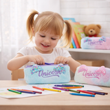 Premium Unicorn Furry Pencil Case/Pouch
