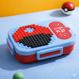 Skoolster Building Block Lunch Box – Leakproof Brick Bento Box for Kids