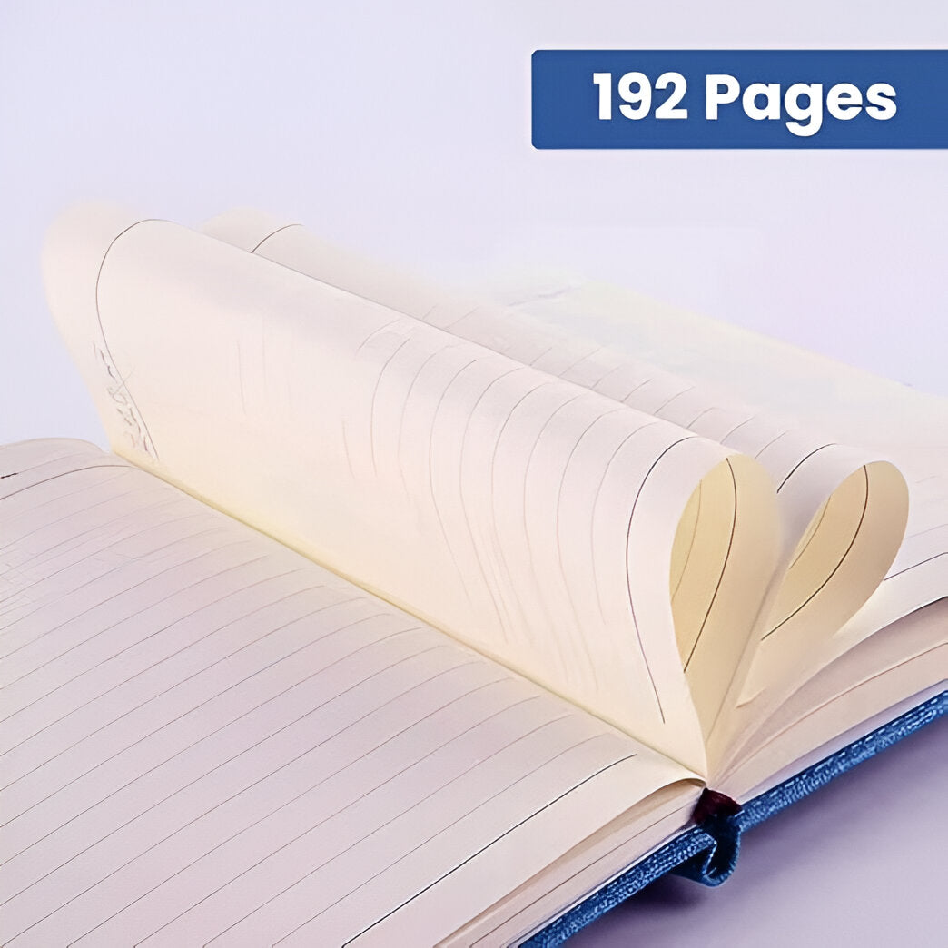 Premium A5 Leather Finish Notebook with Metal Clasp