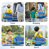 Cute Travel Duffle Bag | Cartoon Weekender Bag with Handle | Lightweight Storage Bag for School & Trips