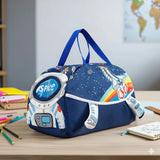 Cute Travel Duffle Bag | Cartoon Weekender Bag with Handle | Lightweight Storage Bag for School & Trips