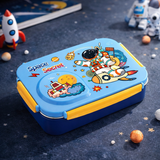 Skoolster Cartoon Bento Lunch Box – Leakproof Stainless Steel Tiffin Box with Soup Bowl for Kids