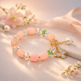 Luxe Kids Charm Bracelets for Girls ( set of 2 pcs ), Beaded Jewelry Gift Set