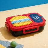 Skoolster Building Block Lunch Box – Leakproof Brick Bento Box for Kids