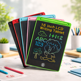 LCD writing tablet 16" inch with stylus pen and rainbow display screen