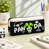 Cute Panda Spinner Pencil Pouch for Kids | Fun Fidget Pen Case with Zipper | Kawaii Stationery Organizer Bag
