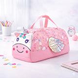 Cute Travel Duffle Bag | Cartoon Weekender Bag with Handle | Lightweight Storage Bag for School & Trips
