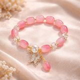 Luxe Kids Charm Bracelets for Girls ( set of 2 pcs ), Beaded Jewelry Gift Set