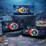Spaceship Pencil Case/Pouch, with Zipper Closure