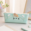 Cute Bear Pencil Case for Kids – Large Capacity PU Leather Stationery Pouch with Smooth Zipper, Waterproof School Pen Organizer for Girls and Boys