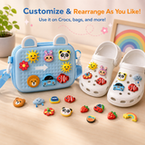 Cute Kids Storage bag with Adjustable Strap | Waterproof Multi-Use Organizer Bag | Compact Travel & School Case
