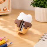 Cute 3D Cartoon Sharpeners for Kids – Pack of 3 Designs | Fun Pencil Sharpener for School & Stationery Lovers (Assorted Colours)