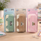 Cute Pencil Case for Girls – Large Capacity Multi-Pocket Stationery Organizer with Zipper, School Pencil Pouch for Kids and Students