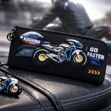 Motorcycle DesignPencil Case/pouch, with Zipper Closure