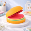 3D Burger Design Sticky Notes Pad for Kids |Creative School & Office Stationery Gift (Pack of 2)