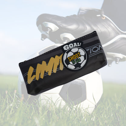 Football Pencil Case/Pouch, with Zipper closure