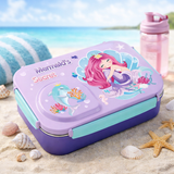 Skoolster Cartoon Bento Lunch Box – Leakproof Stainless Steel Tiffin Box with Soup Bowl for Kids