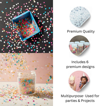 Glitter kit with Mini Jars,(Pack of 24), Art & Craft