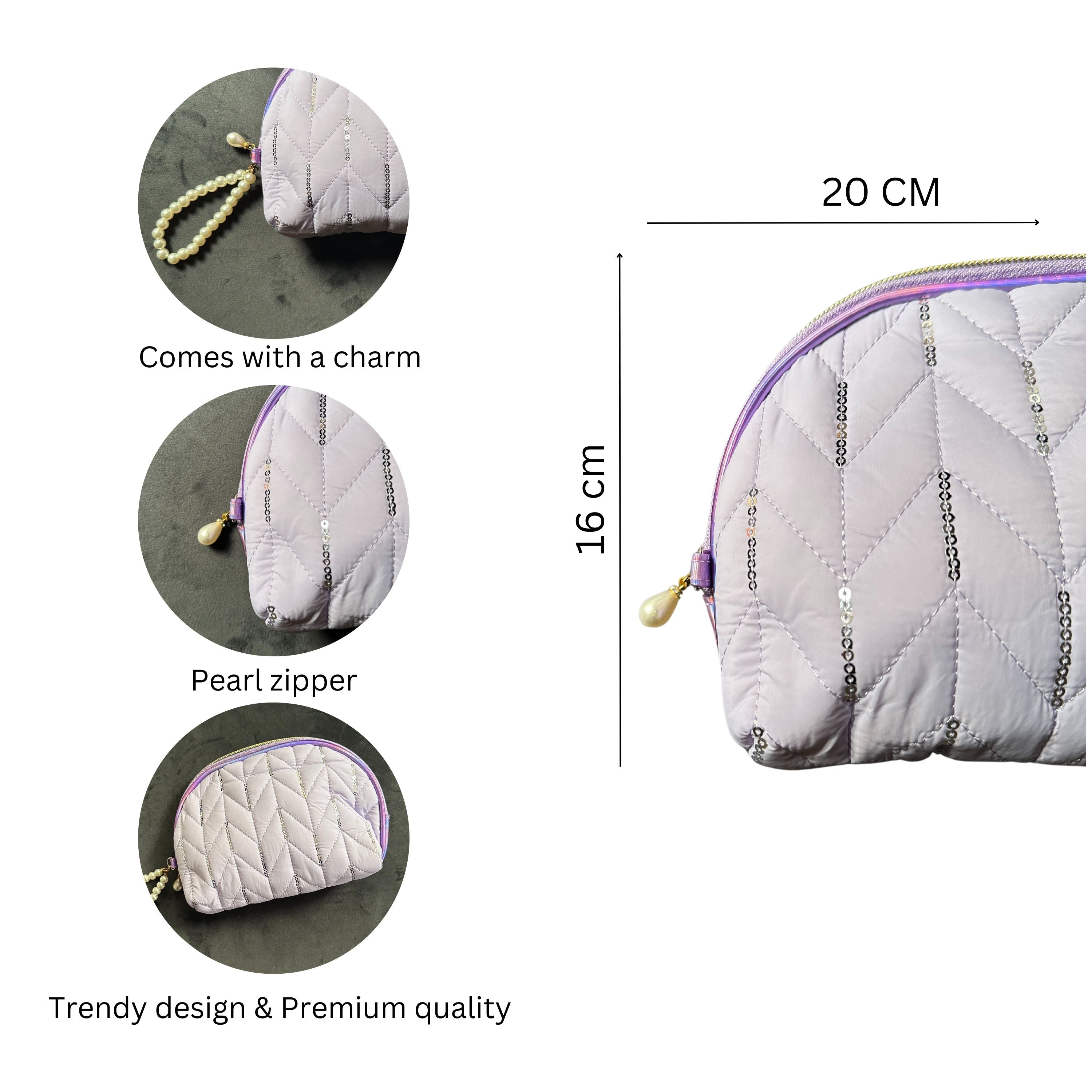 Premium quilted pouch