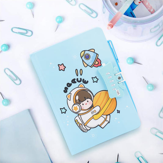 Number Lock Notebook A5 with pen