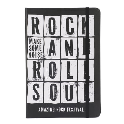 Premium hardbound Notebook A5 with Elastic band