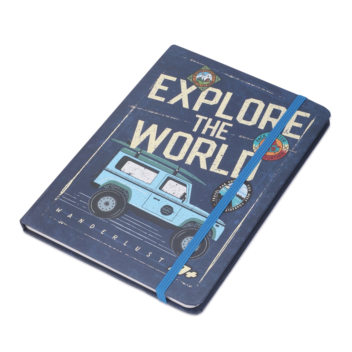 Premium hardbound Notebook A5 with Elastic band