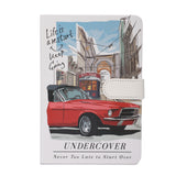 Premium Buckle Notebook A5for travel enthusiast