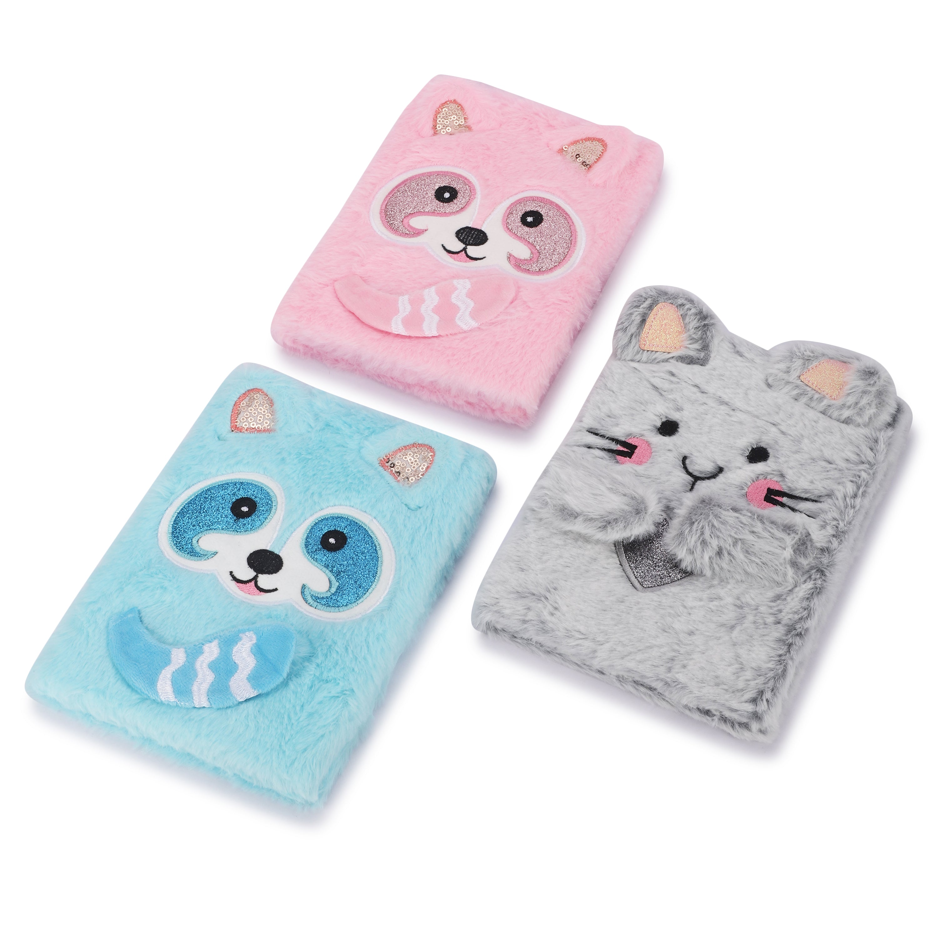 Fur Note Book A5 with cute animals