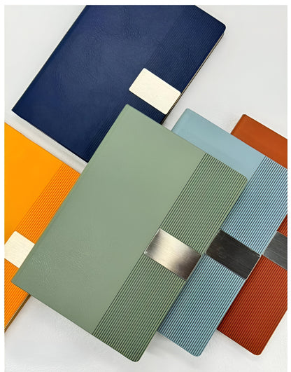 Premium A5 Leather Finish Notebook with Metal Clasp
