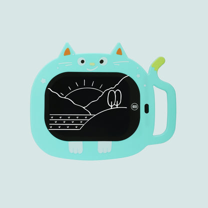 LCD writing tablet with stylus pen Cat Shape