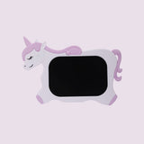 LCD writing tablet with stylus pen unicorn shape