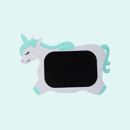LCD writing tablet with stylus pen unicorn shape