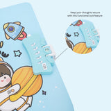 Number Lock Notebook A5 with pen