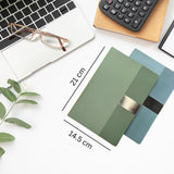 Premium A5 Leather Finish Notebook with Metal Clasp