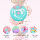 Donut Water Bottle, 400 ML, Leak-Proof, Portable & BPA-Free
