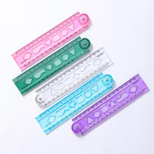Transparent Folding Scale, pack of 3