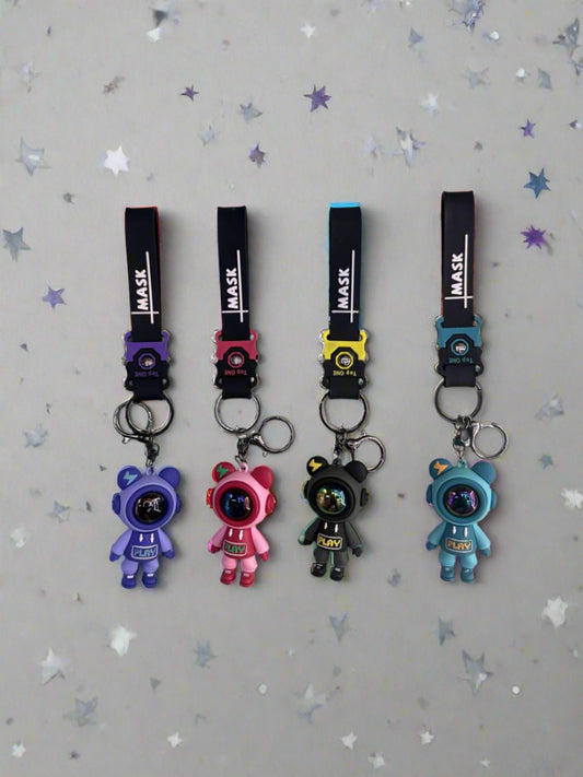 Spaceman Keychains (pack of 4)