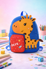 Cute Giraffe Kids Backpack | Cartoon Animal School Bag for Toddlers | Lightweight Preschool & Travel Bag