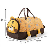 Cute Animal Kids Travel Duffle Bag | Large Capacity Cartoon Weekender Bag | Lightweight Storage Bag for School & Trips