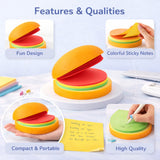 3D Burger Design Sticky Notes Pad for Kids |Creative School & Office Stationery Gift (Pack of 2)