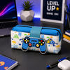 Gaming Controller Kids Pencil Pouch | Cute Cartoon Zipper Pen Case | Multi-Use Stationery Organizer for School