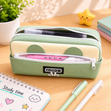 Cute Pencil Case for Girls – Large Capacity Multi-Pocket Stationery Organizer with Zipper, School Pencil Pouch for Kids and Students