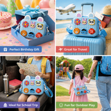Cute Kids Storage bag with Adjustable Strap | Waterproof Multi-Use Organizer Bag | Compact Travel & School Case