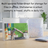 Documents folder with zip closure | A5 size ( Pack of 4 )