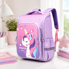 Unicorn Kids School Backpack | Water-Resistant Lightweight Bag with Ergonomic Back Support | Cute Girls School Bag