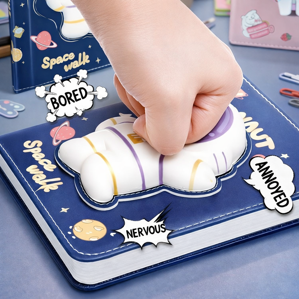 Premium 3D Squishy Character Notebook A5