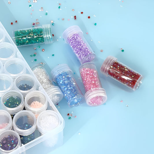 Glitter kit with Mini Jars,(Pack of 24), Art & Craft