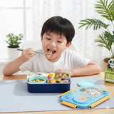 Skoolster Cartoon Bento Lunch Box – Leakproof Stainless Steel Tiffin Box with Soup Bowl for Kids